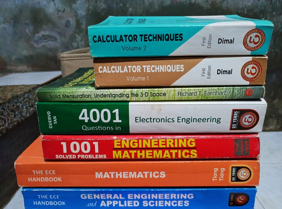 ECE Board Exam Books & Refresher Notes & References Included., Hobbies ...