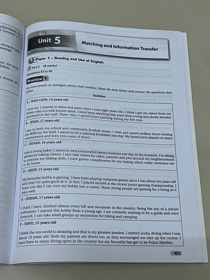 English Module Form 5 ENGLISH CEFR PRAKTIS TOPIKAL SPM KSSM FORM 5, Hobbies & Toys, Books ...