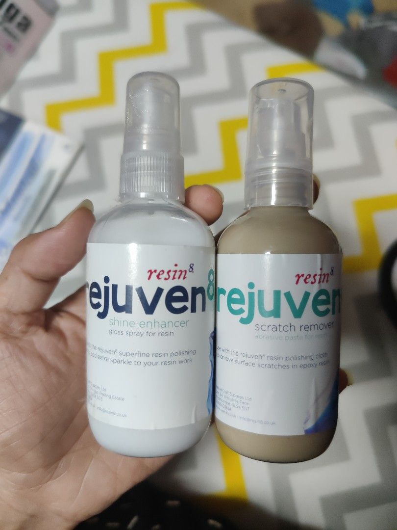 Epoxy resin scratch remover and shine enhancer, Hobbies & Toys