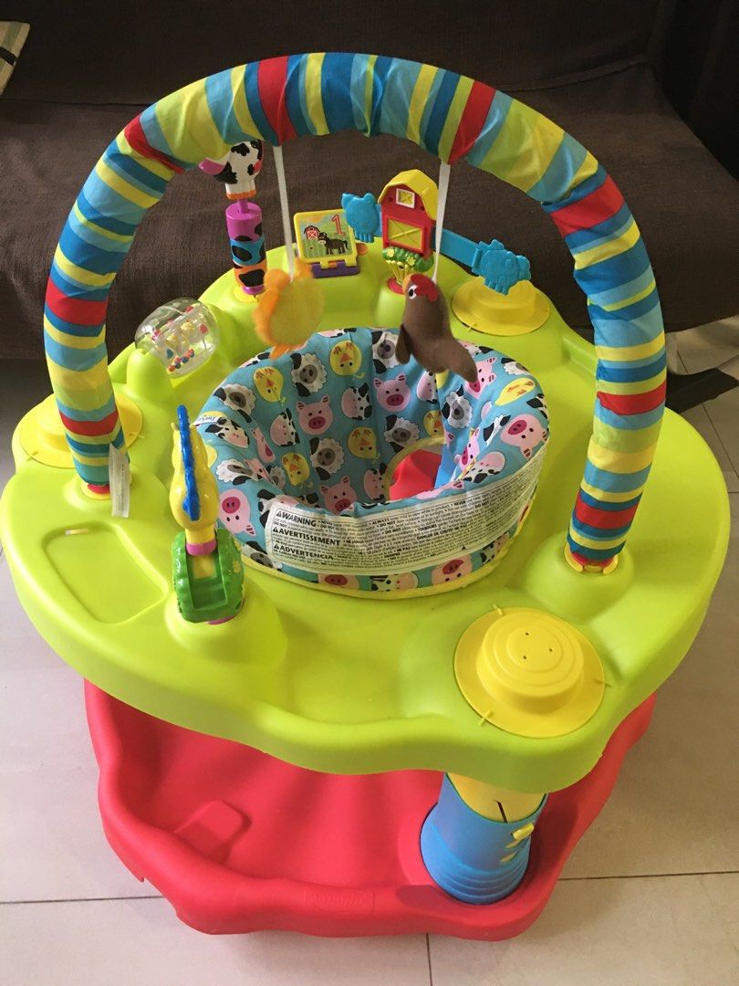 Evenflo exersaucer sales bouncing barnyard saucer