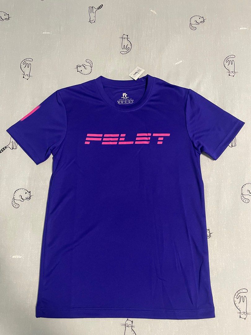 XS] Felet Unisex Badminton Dri Fit Tee, Women's Fashion