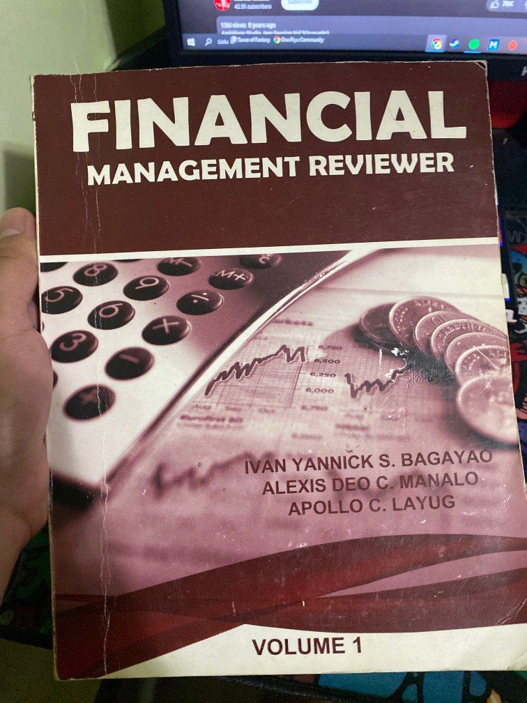 financial management reviewer volume 1 (Category: Textbooks) located in Caloocan City. Submitted by rnstabug (Listing ID 1194551020, Image 1). Description: financial management reviewer vol 1.