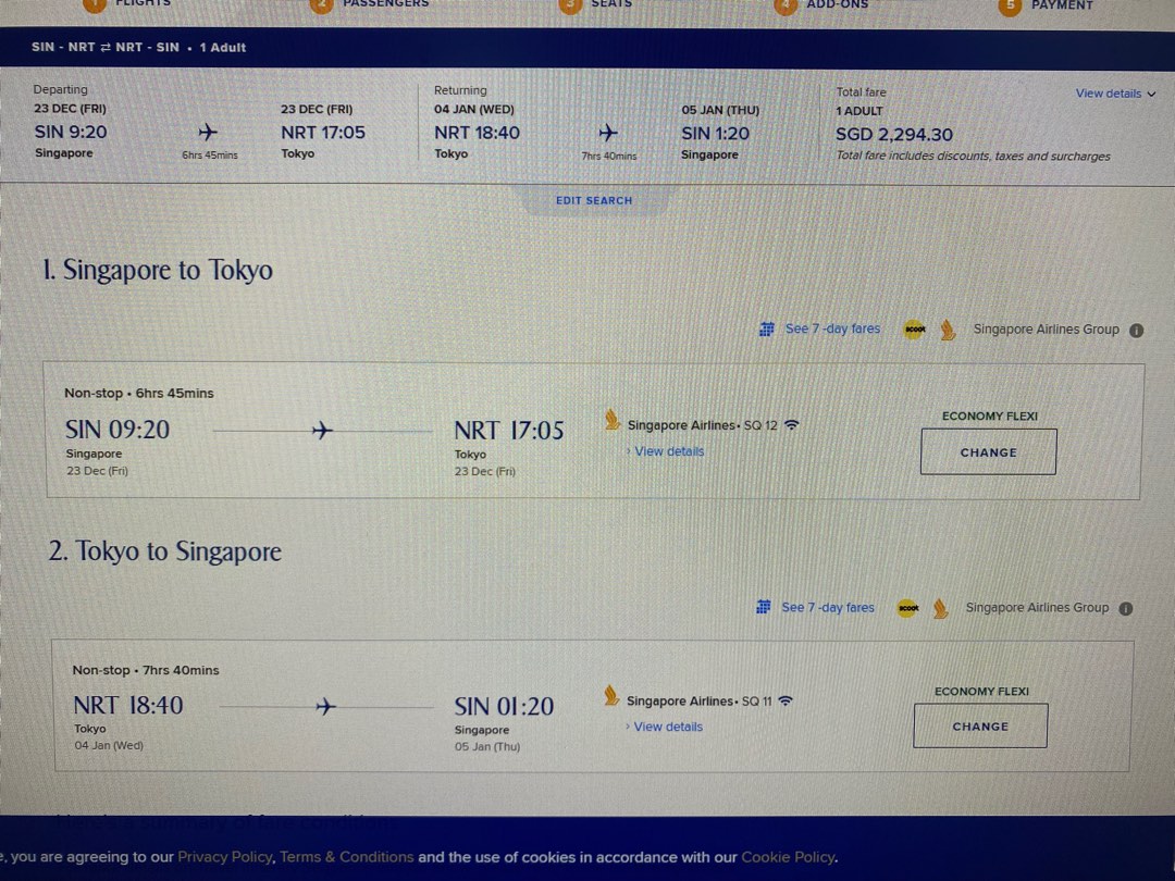 Flight ticket to Tokyo depart 23 Dec, Tickets & Vouchers, Flights & Overseas Attractions on