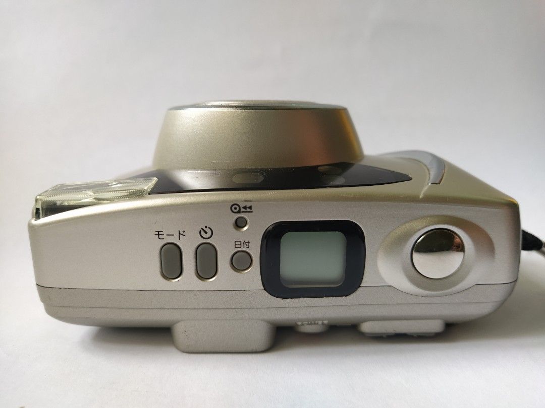 Fujifilm Super 145AZ point and shoot zoom film camera w/ working flash