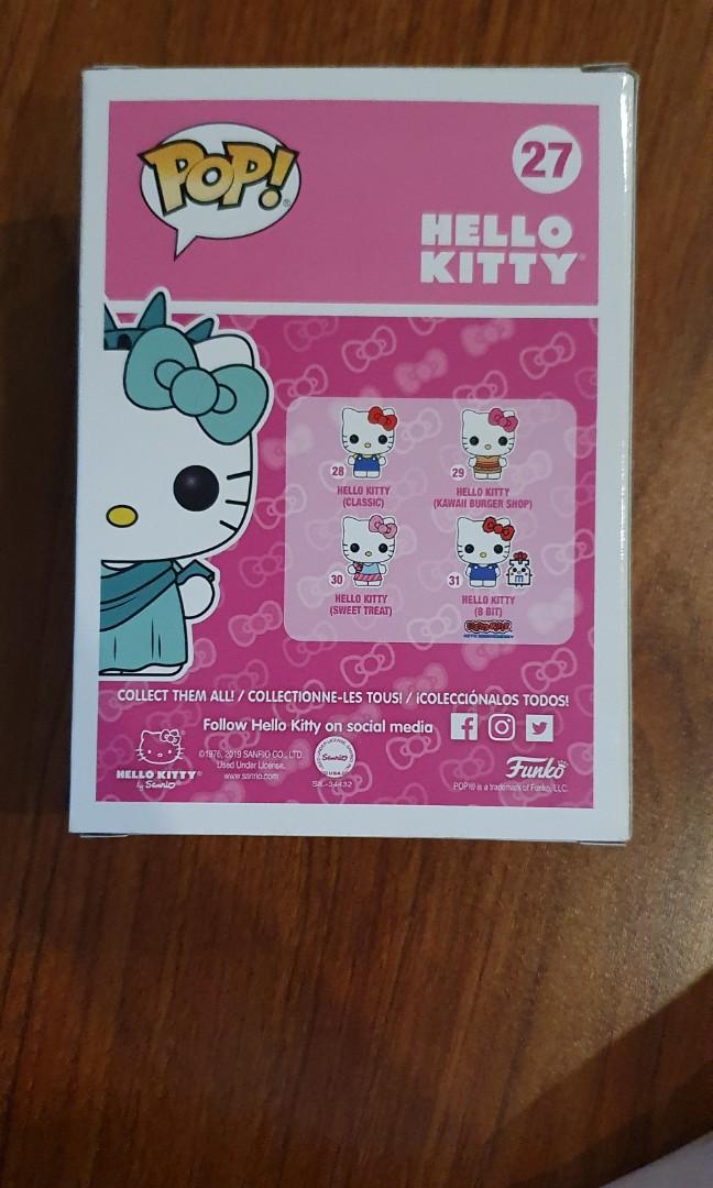 Funko Pop Hello Kitty Lady Liberty (Category: Designer & Blind Box Toys) located in Quezon City. Submitted by jzrc_ (Listing ID 1194389797, Image 2). Description: Funko Pop Hello Kitty Lady Liberty.