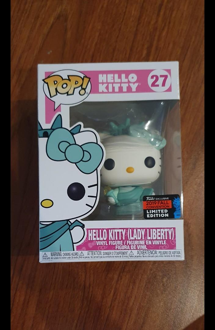 Funko Pop Hello Kitty Lady Liberty (Category: Designer & Blind Box Toys) located in Quezon City. Submitted by jzrc_ (Listing ID 1194389797, Image 1). Description: Funko Pop Hello Kitty Lady Liberty.