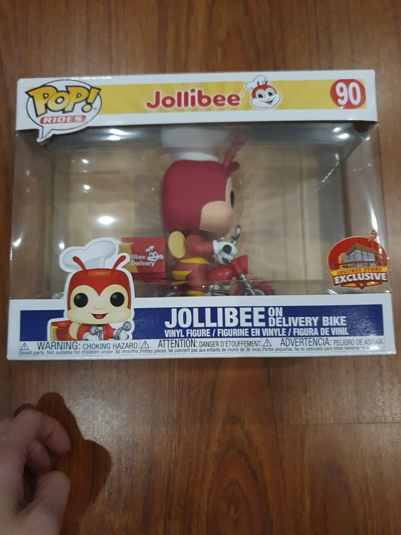 funko pop jollibee on delivery bike