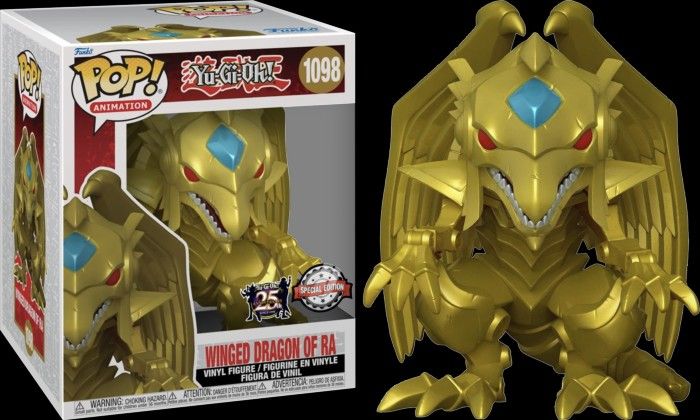 Funko Pop!Animation: Yu-Gi-Oh! - Winged Dragon of Ra 6" Super Sized ...