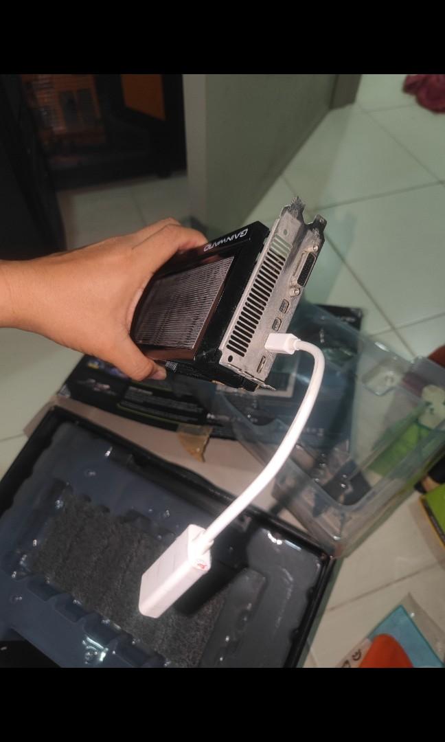 GPU & cpu (Category: Computer Parts) located in Johor Bahru. Submitted by nick2tk (Listing ID 1194386907, Image 3). Description: CPU-AMD FX-8350 Mobo-Gigabyte-ga-990fxa-UD3 (This mobo already install custom bios support ssd nvme m.2) GPU-Gainwind phantom gtx980 Ddr3-ram 16gb Ssd 256gb Pc tower Monitor can use but no clear Cooler master-Keyboard + mouse Free - HDD Seagate 500gb WD black 1TB WD green 2TB-no sure working condition. (Notice- only no 