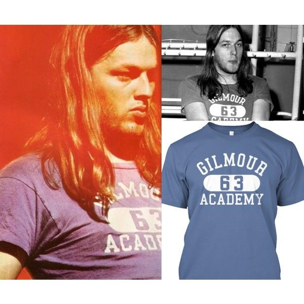 T-shirt Gilmour Academy 63 - Hommage à David Gilmour De Pink Floyd - Neuf Avec étiquettes, Coton UK