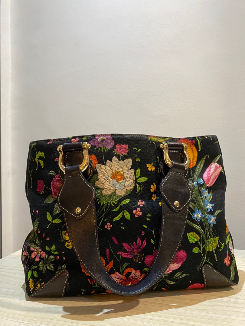 Gucci vintage floral bag outlet