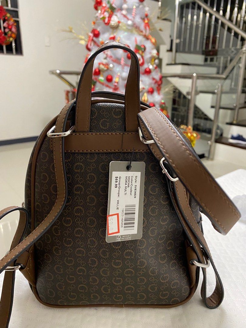 Guess Willie Back pack or sling bag, Women's Fashion, Bags & Wallets