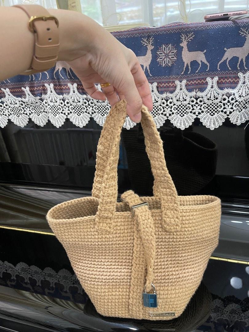 Crochet basket bag store