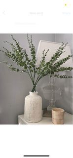 Handmade plaster vase