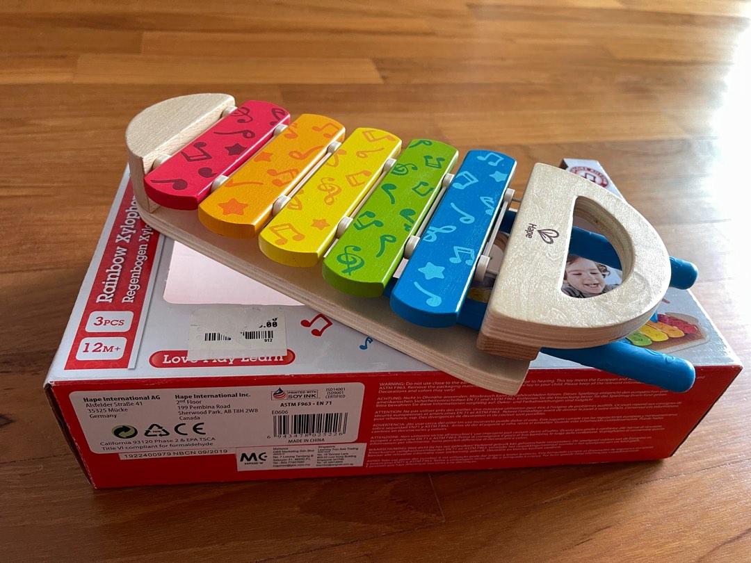 Hape Rainbow Xylophone Toy, Babies & Kids, Infant Playtime on Carousell