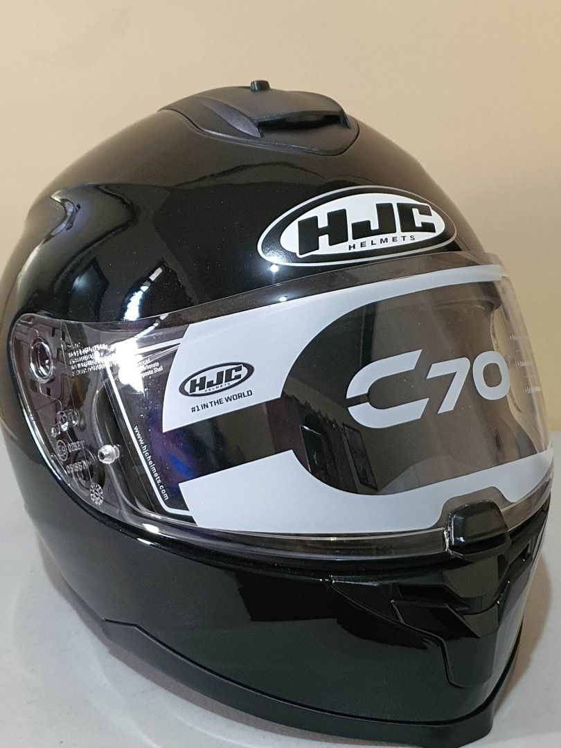 Hjc c70 metal black on sale
