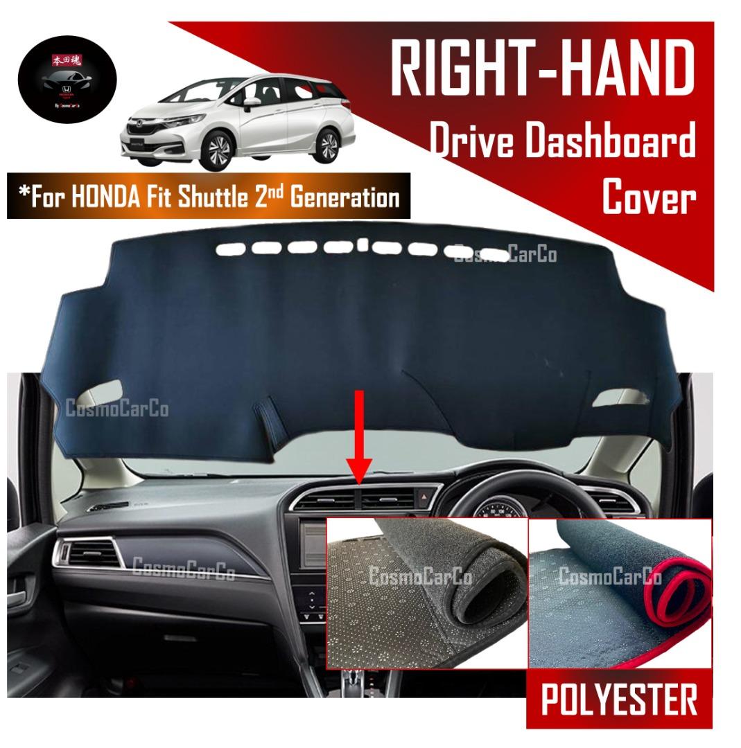 HONDA SHUTTLE 2nd Gen 2015 to 2020 RHD Car Dashboard Cover POLYESTER Fabric  INSULATED Dashmat Dash