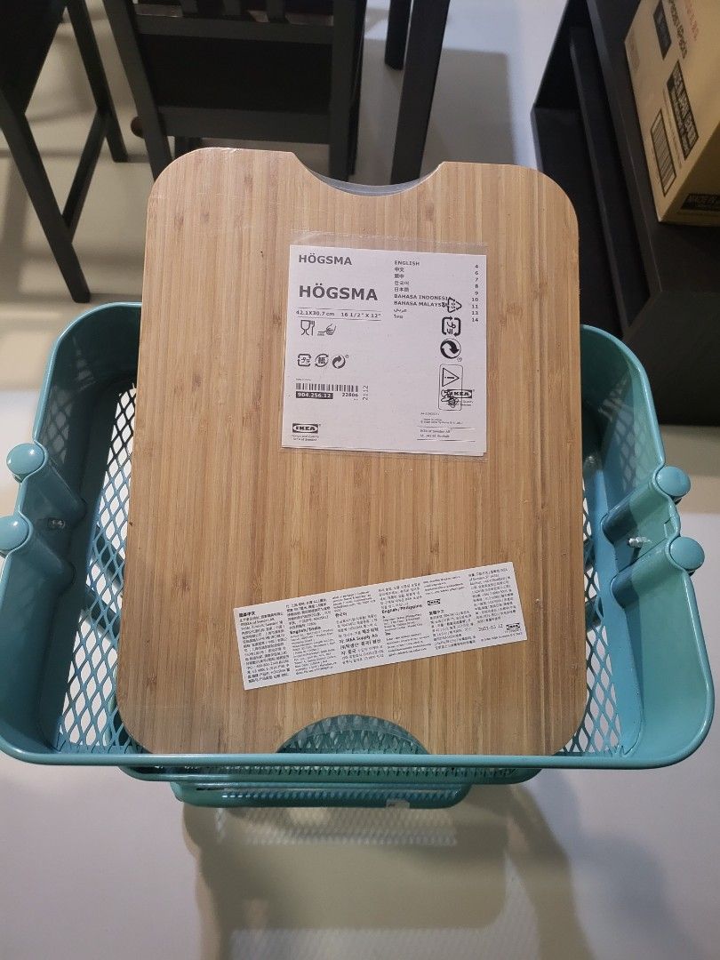 Ikea kitchen trolley with chopping board (hogsma model), Furniture