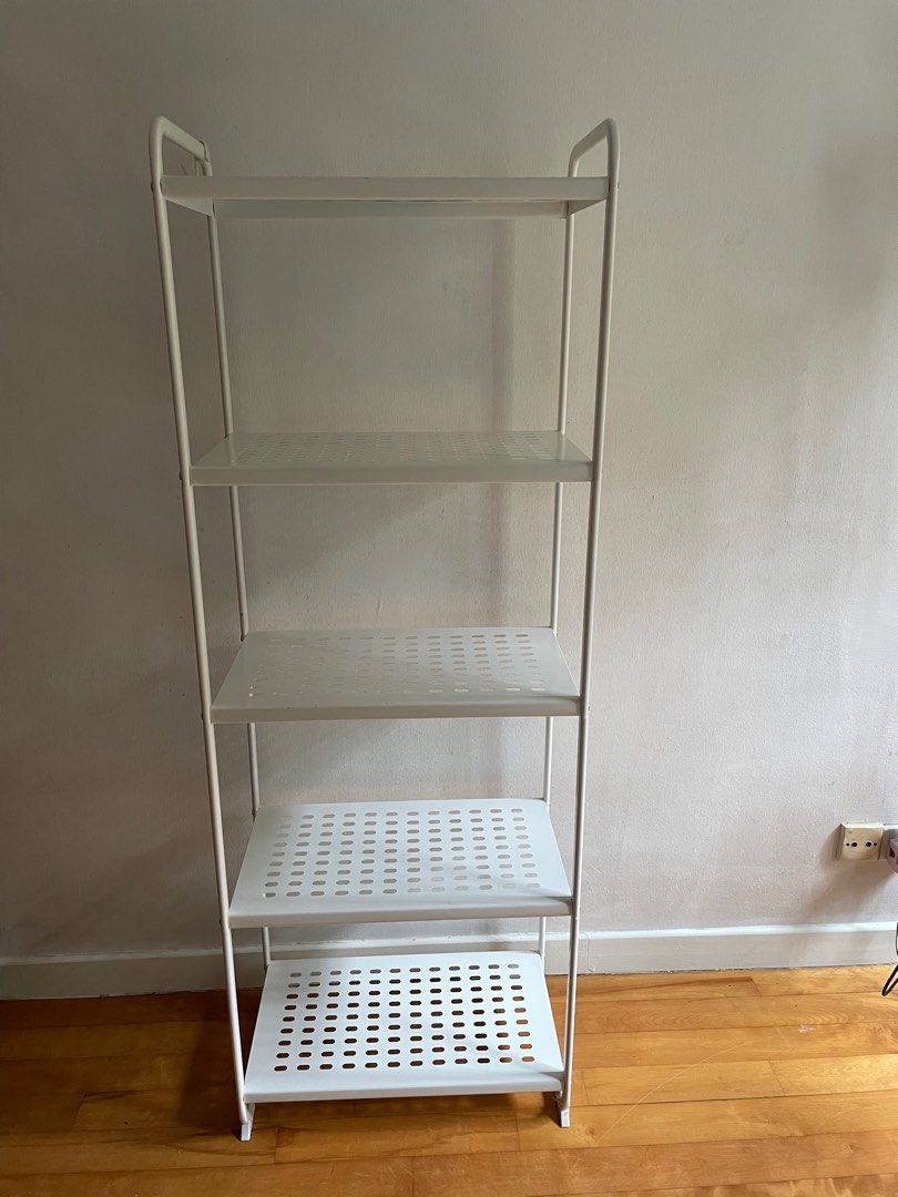 Ikea metal rack, Furniture & Home Living, Furniture, Shelves,