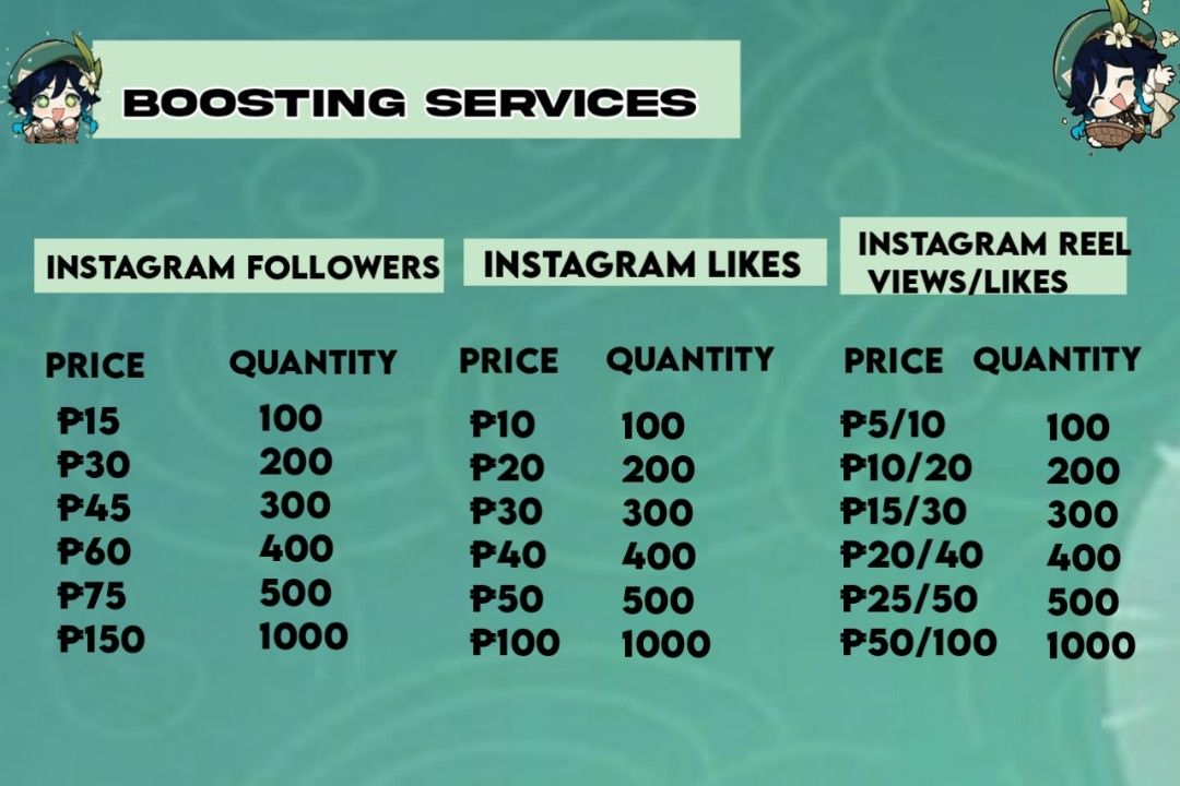 INSTAGRAM BOOST AVAILABLE! (Category: Design & Marketing) located in Manila. Submitted by jakeboostingservices (Listing ID 1194491010, Image 1). Description: — no need access needed — username only — safe — 101% guaranteed result pm for more details or if may tanong po.