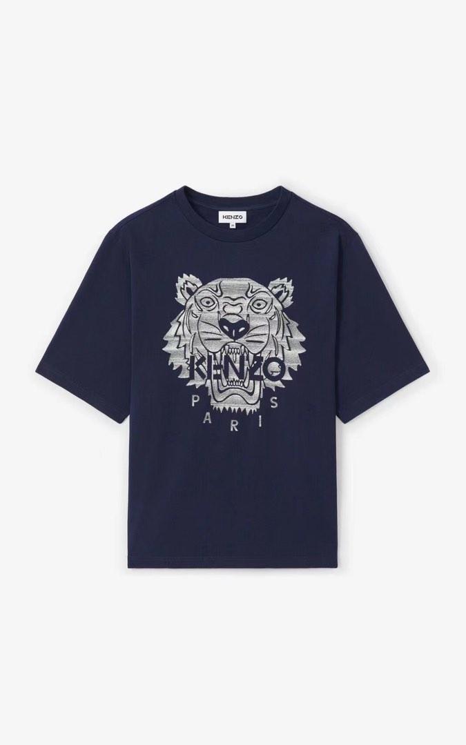 Kenzo Silver Embroidery Tiger Tee1