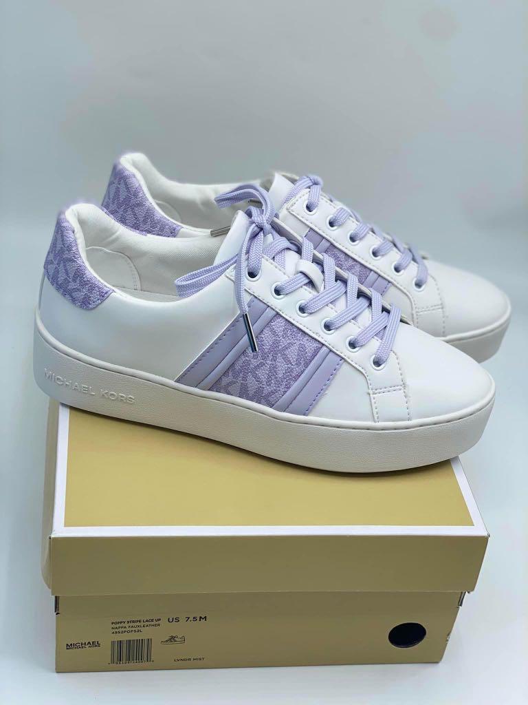 INSTOCK> Michael Kors Poppy Lace Sneakers US7 (Chambray/ Blue