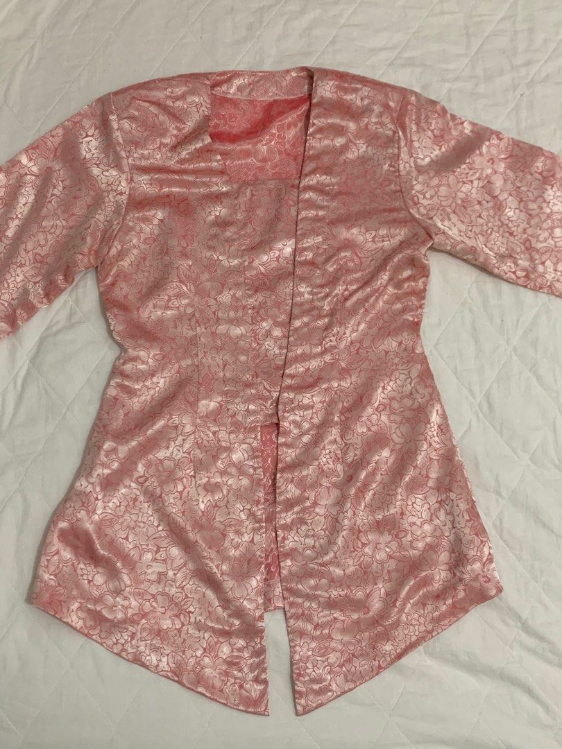 Kebaya Satin Kota Bharu, Women's Fashion, Muslimah Fashion, Baju Kurung