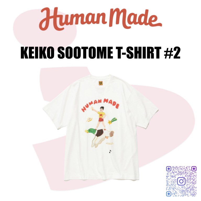 KEIKO SOOTOME T-SHIRT #2 HUMAN MADE 五月女子, 男裝, 上身 ...