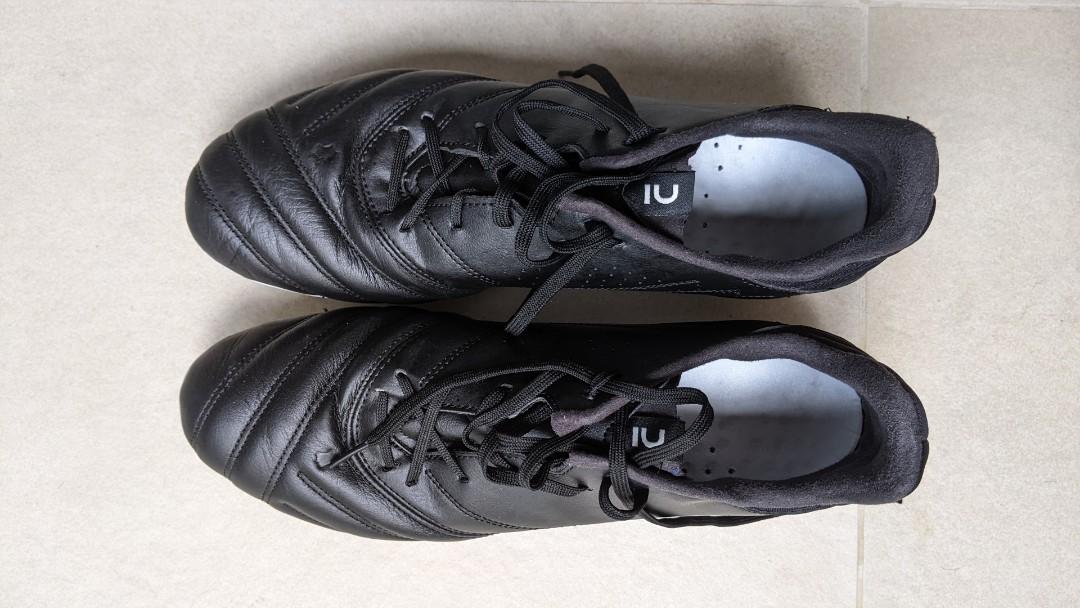 Leather Football Boots Viralto II MG Black, UK 11, Men's Fashion