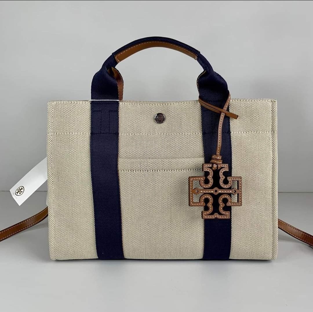 LEGIT TORY BURCH SMALL CANVAS TOTE BAG, Women's Fashion, Bags & Wallets, Tote  Bags on Carousell