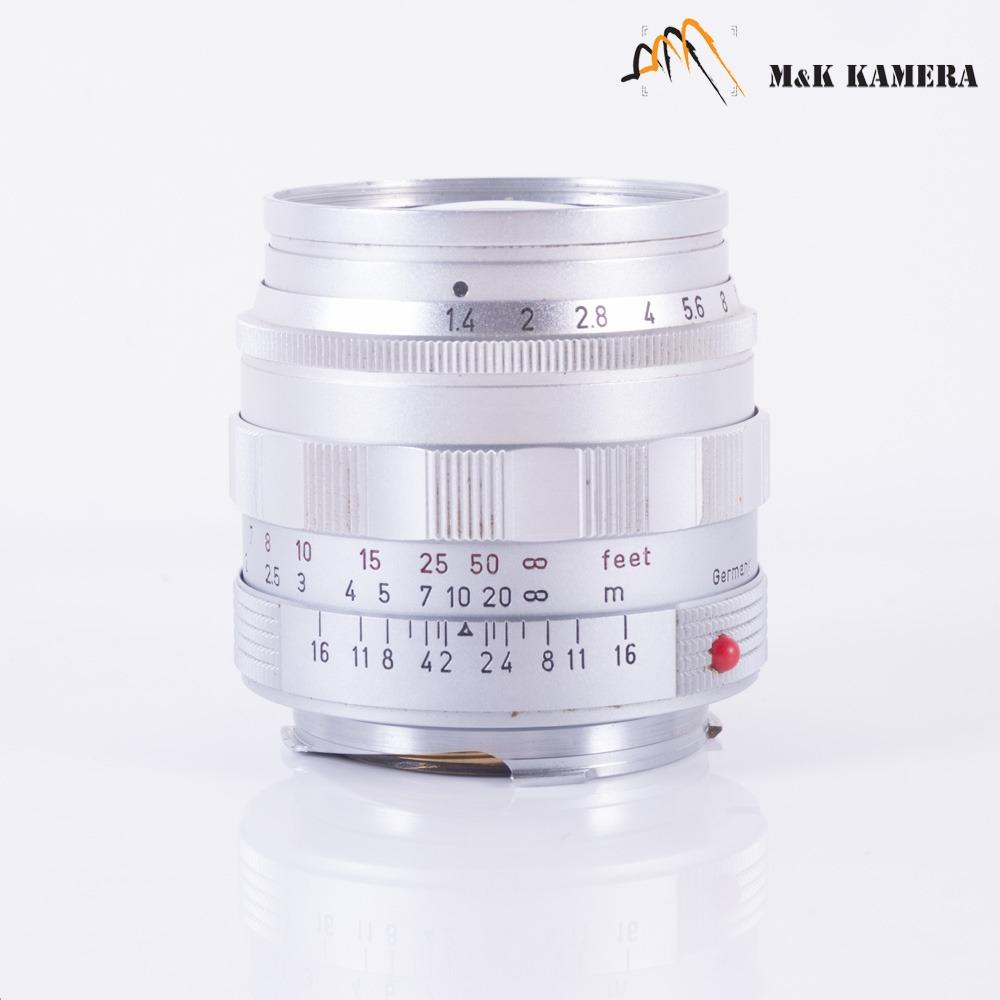 Leica Summilux M 50mm F/1.4 Ver.1 Silver Rare Reverse Scallop
