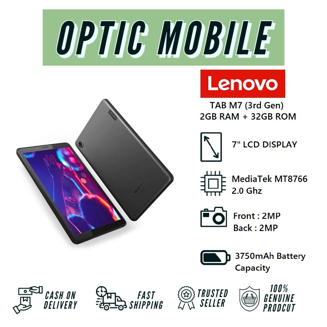 Lenovo Tab M7 (3rd Gen) - Ready Stock - COD available #SeeHere