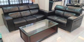 Lorenzo Sofa Set Genuine Leather