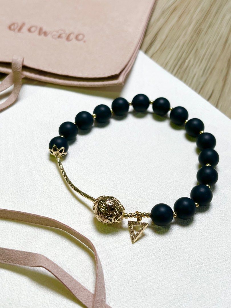 Matte black agate hot sale