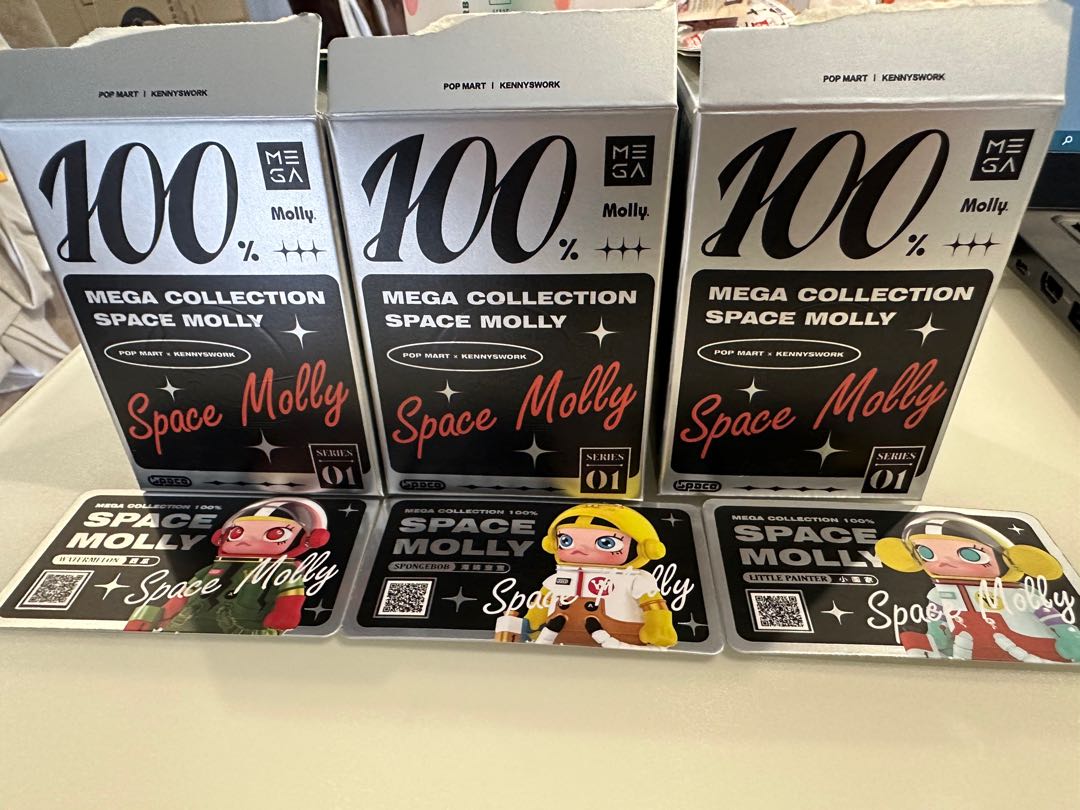 Mega Space Molly 100 [Spongebob, Little Painter & Watermelon], Hobbies