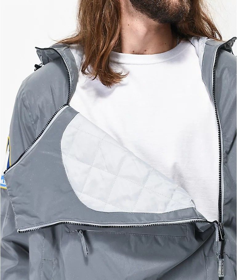 Members only silver grey jacket hotsell