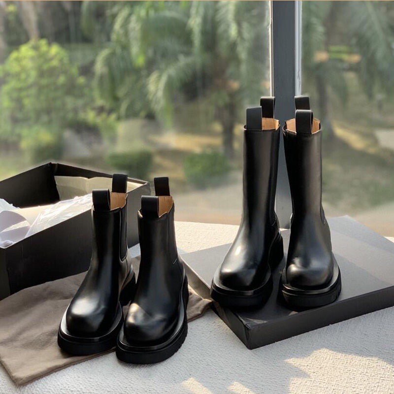 mid length chelsea boots