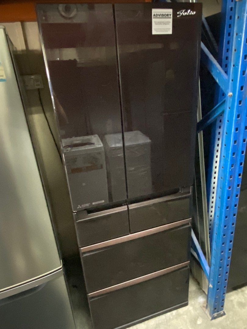 Mitsubishi FOLIO 3Ticks 6DOORS Auto Icemaker Inverter Fridge, 485L, TV