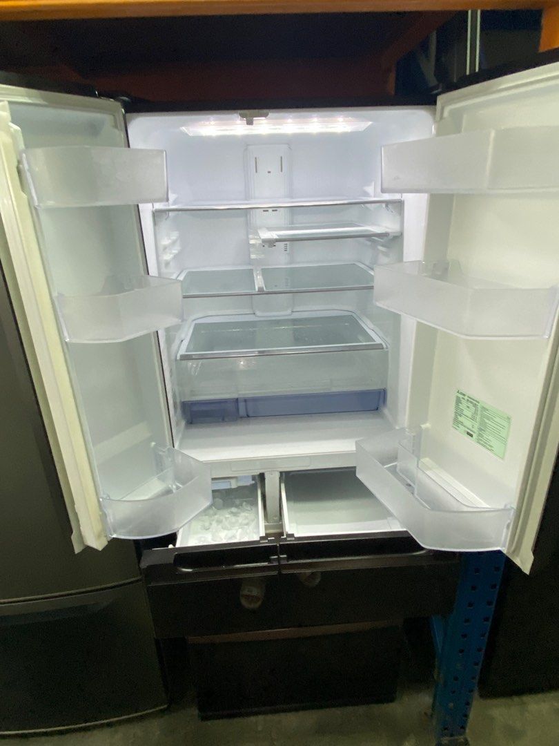 Mitsubishi FOLIO 3Ticks 6DOORS Auto Icemaker Inverter Fridge, 485L, TV
