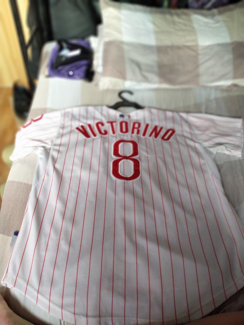 Shane Victorino Philadelphia Phillies Jersey Majestic Authentic size 60