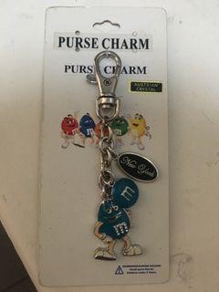 MnM keychain with crystals