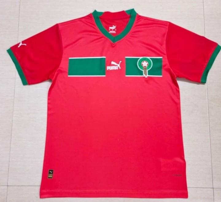 Morocco Home World Cup Jersey 2022 Men S Fashion Activewear On Carousell   Morocco Home World Cup Jersey  1667453394 98344795 Progressive 