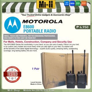 Motorola Walkie Talkie Handheld Digital Radio