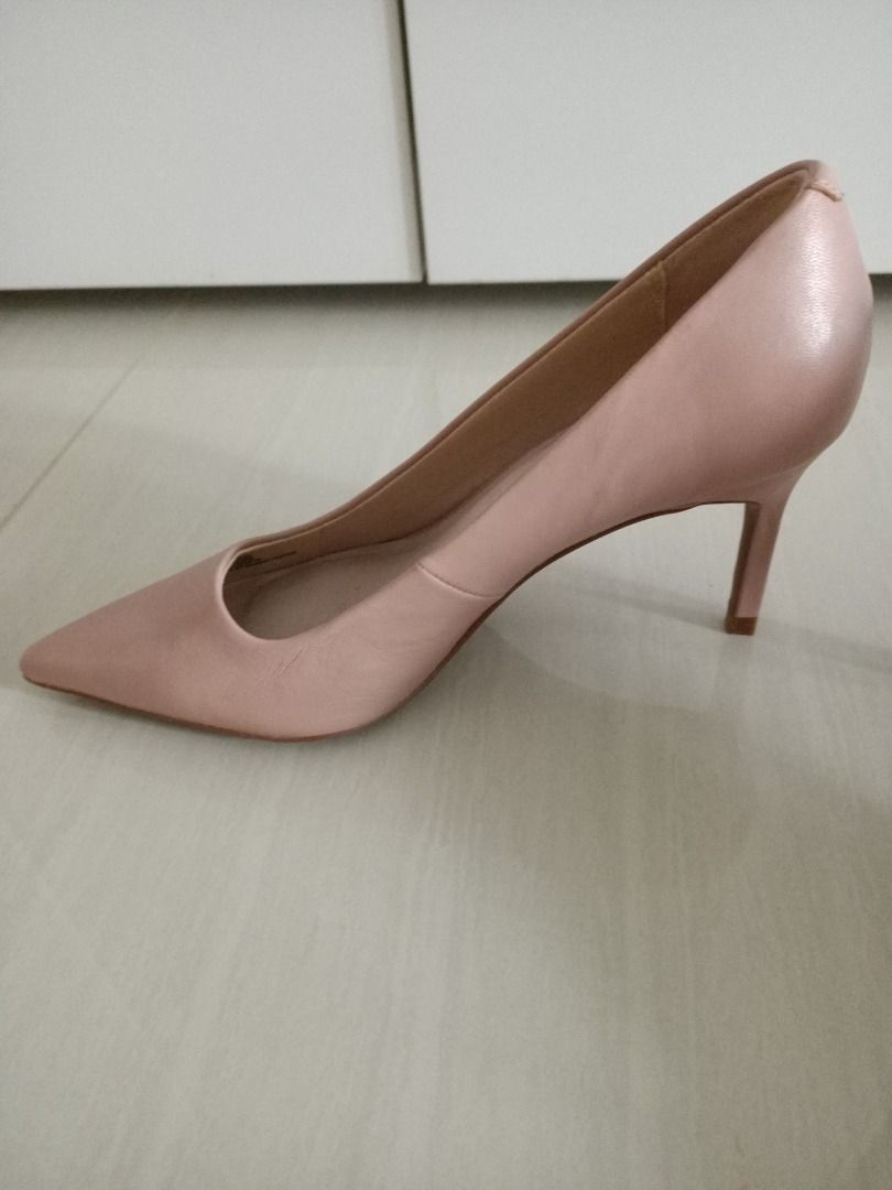 NEXT Comfort Nude Court Heels UK4
