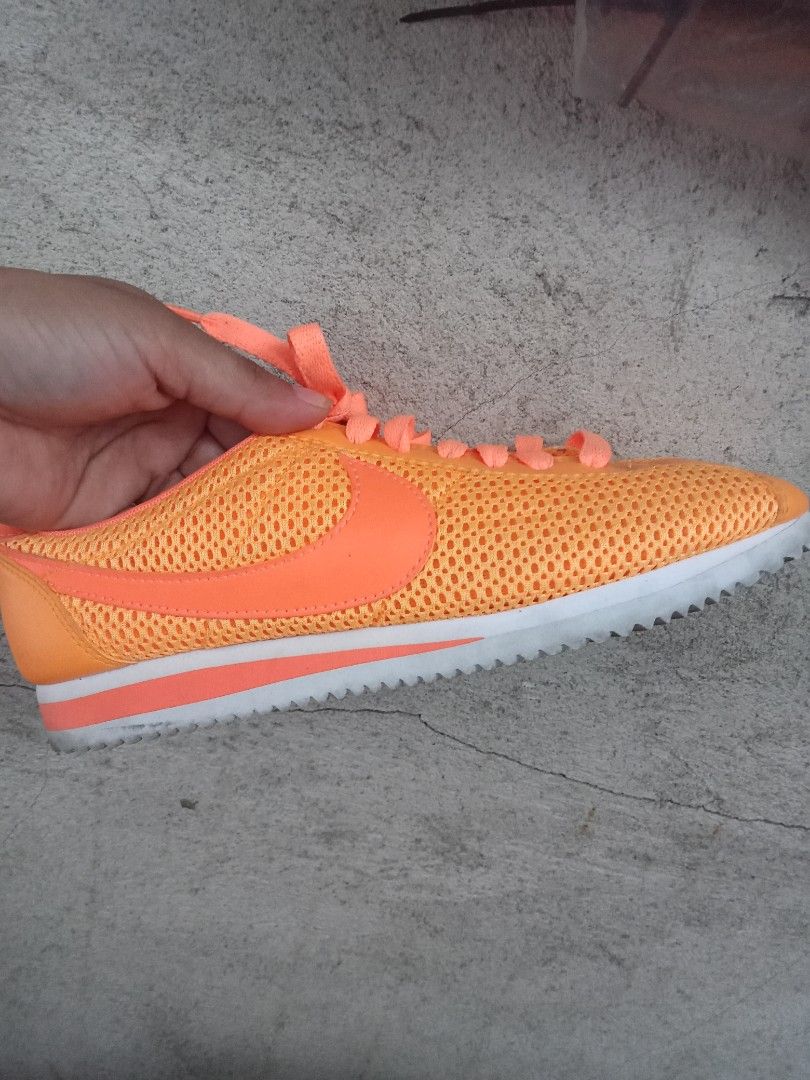 Nike Cortez Ultra breath Neon orange, Women's Fashion, Footwear, Sneakers