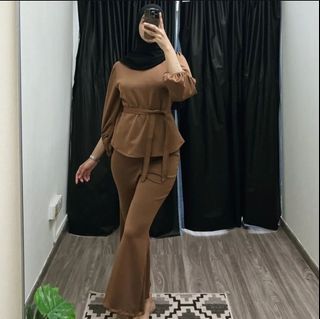 Nude Pant Set/Co Ord
