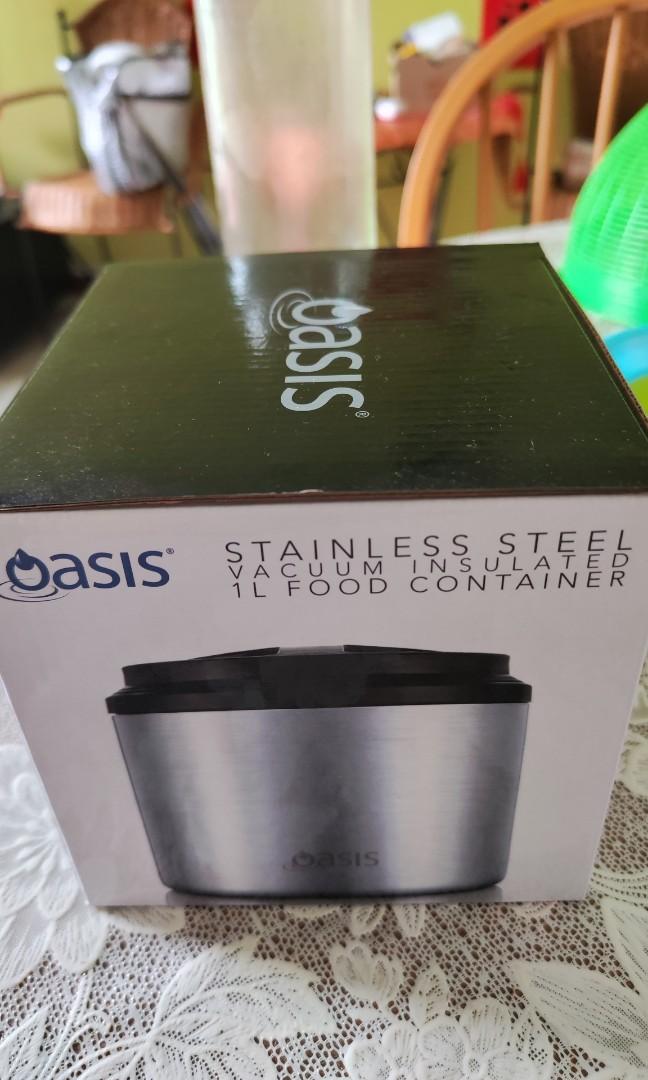 Oasis food container.stainless steel, TV & Home Appliances, Kitchen