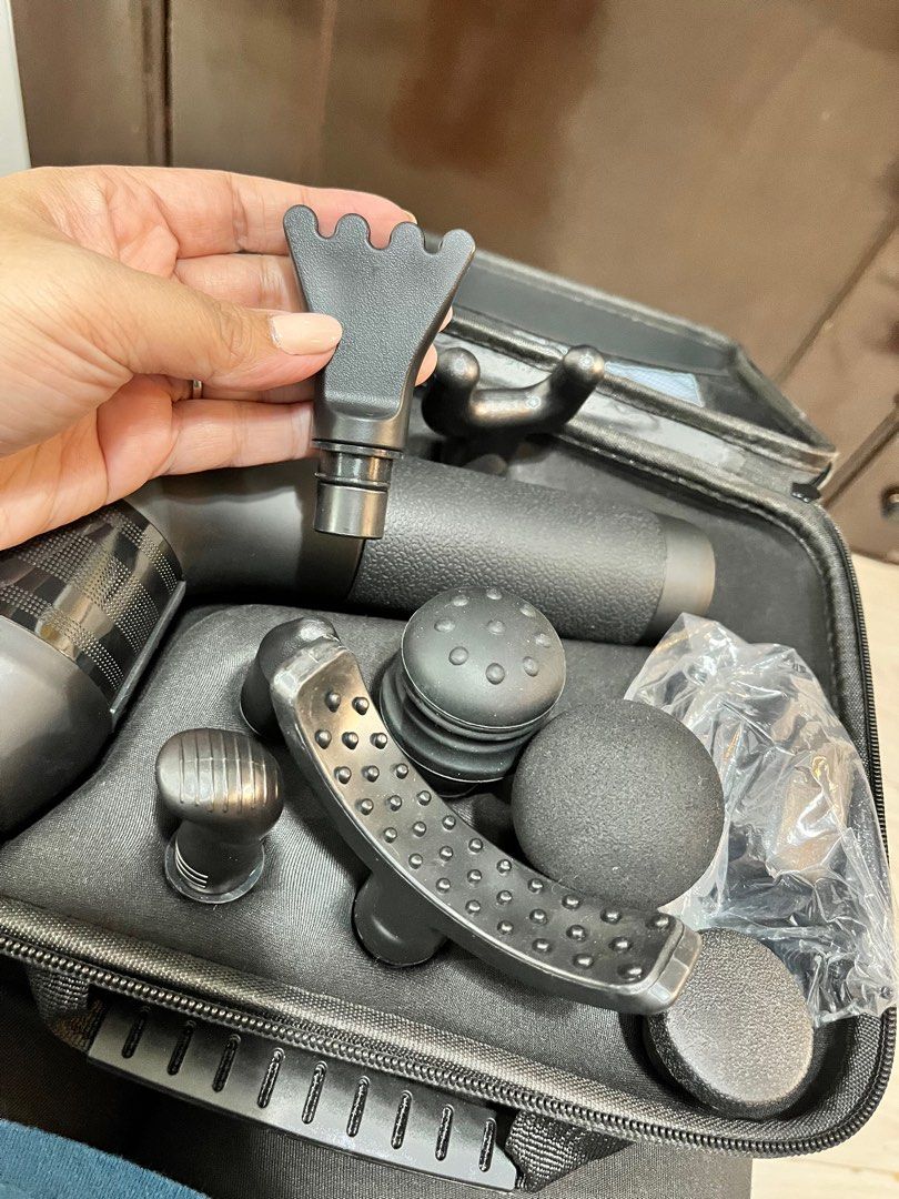 Onset Fitness Massage Gun, Health & Nutrition, Massage Devices on Carousell