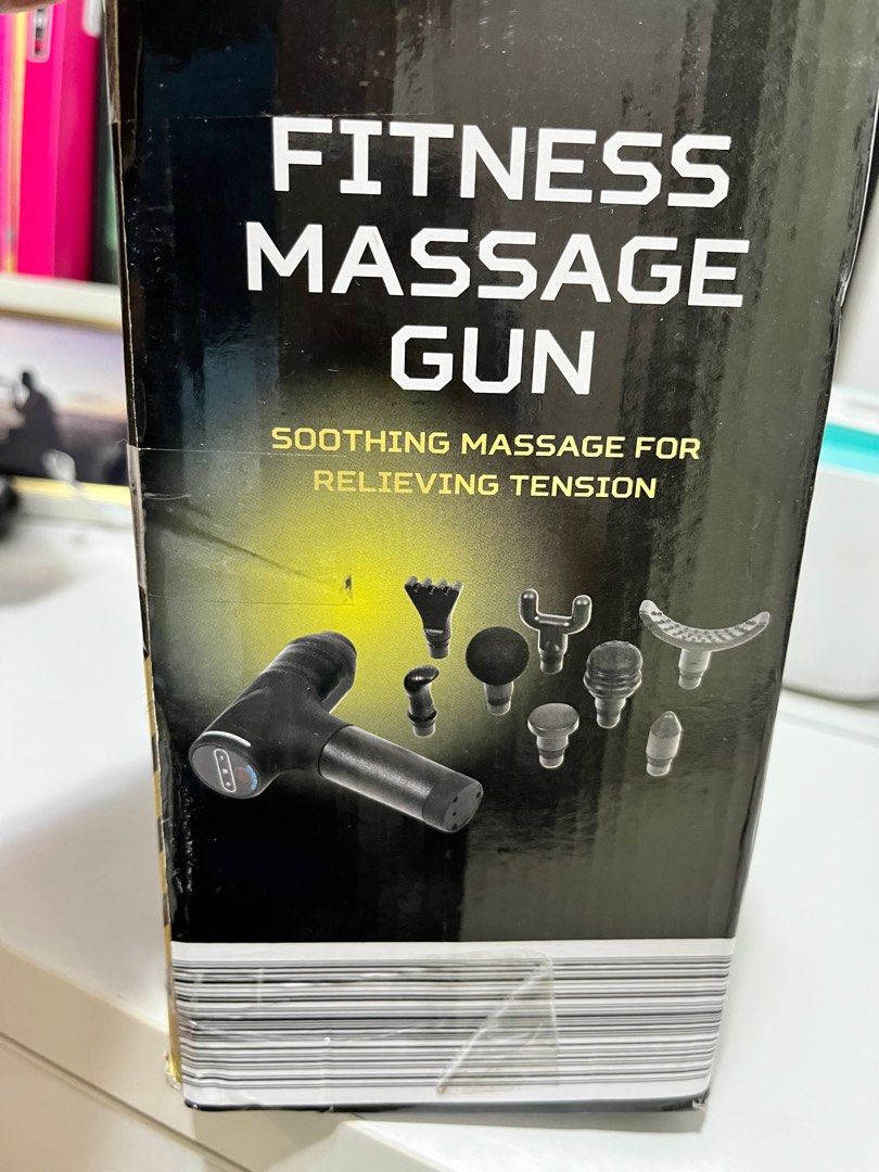 Onset Fitness Massage Gun, Health & Nutrition, Massage Devices on Carousell