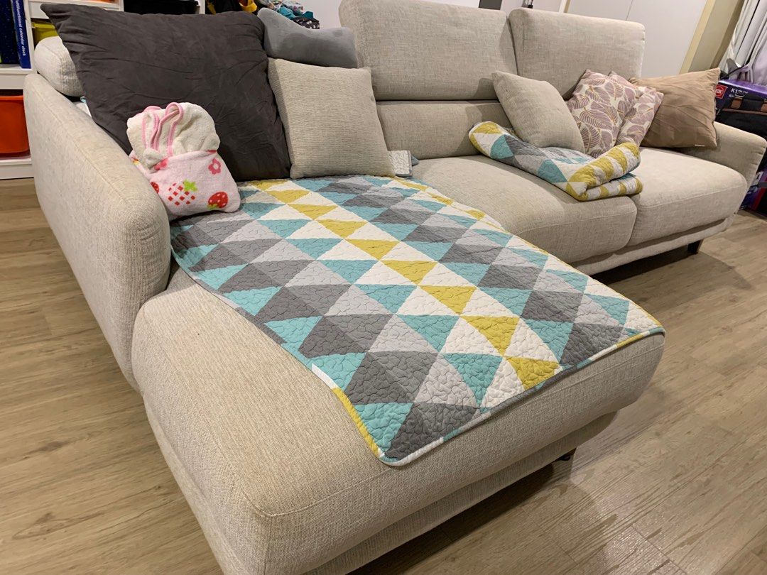 Origin Home Sofa with chaise, Furniture & Home Living, Furniture, Sofas